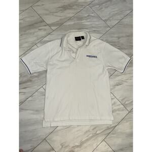 Vintage Kentucky Wildcats Polo Shirt Medium White Logo Active Knights NCAA Golf